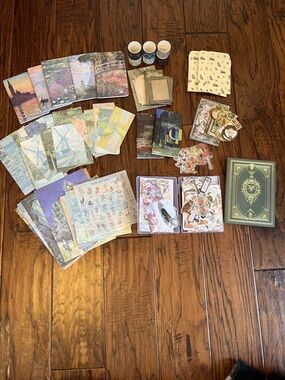 Vintage Floral Ephemera Kit